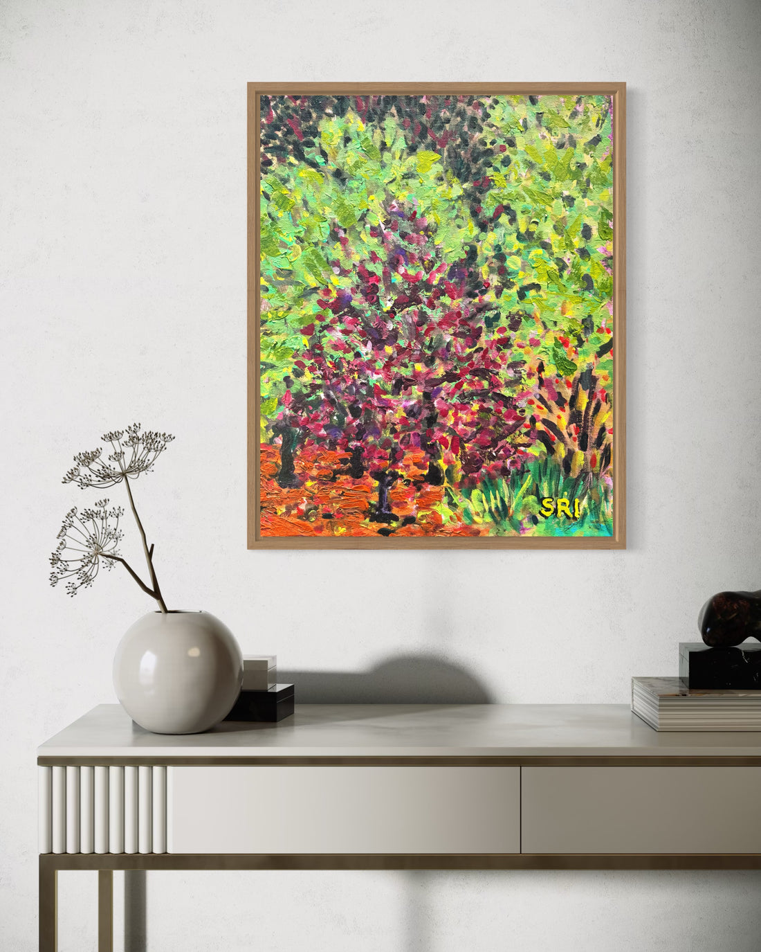 Whispering Red Leaves | Original Artwork