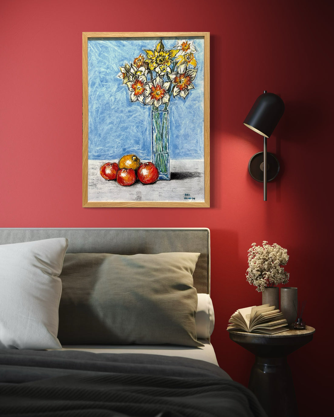 Daffodils, Lemon and Cumquats | Original Artwork