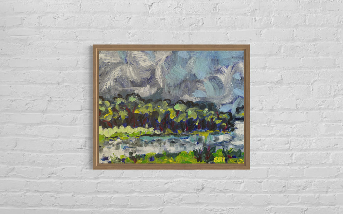 Steam Train Dam | Original Artwork