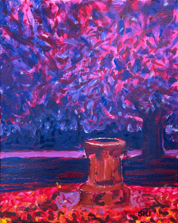 Rose Madder Shadow | Canvas Print