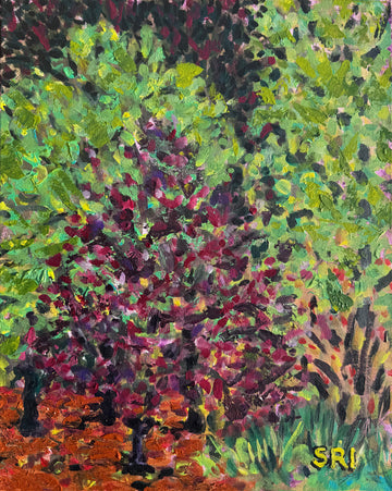 Whispering Red Leaves | Original Artwork